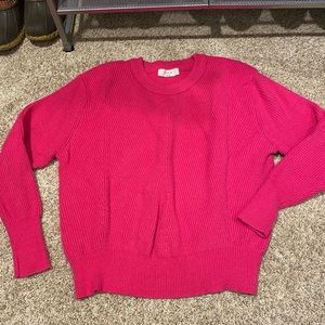 Pink sweater from Nordstrom